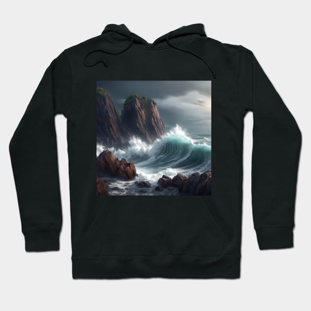 Rocky Shorelines Hoodie by SmartPufferFish